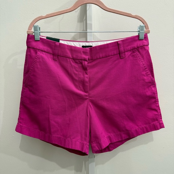 J. Crew NWT Magenta Women's Shorts - Picture 1 of 5